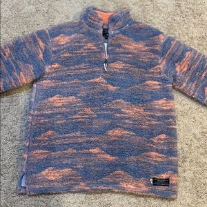 Southern marsh coral/blue Sherpa!!! Size M